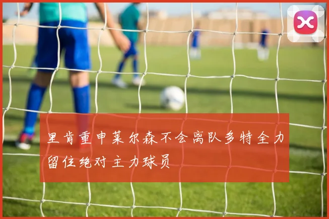 里肯重申莱尔森不会离队多特全力留住绝对主力球员